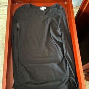 Medium maternity long sleeve shirt.